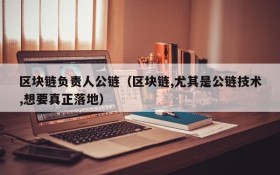区块链负责人公链(区块链,尤其是公链技术,想要真正落地)