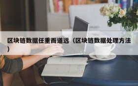 区块链数据任重而道远(区块链数据处理方法)