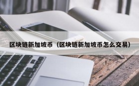 区块链新加坡币(区块链新加坡币怎么交易)