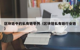 区块链中的私有链举例(区块链私有链行业链)