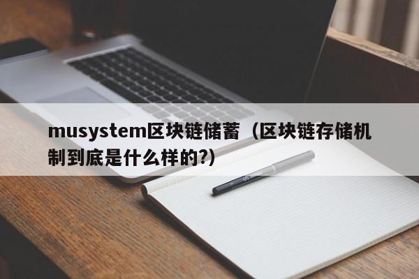 musystem区块链储蓄（区块链存储机制到底是什么样的?）