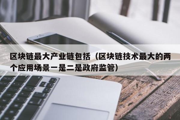区块链最大产业链包括（区块链技术最大的两个应用场景一是二是政府监管）