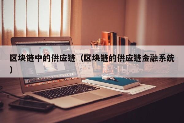 区块链中的供应链（区块链的供应链金融系统）
