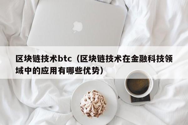 区块链技术btc（区块链技术在金融科技领域中的应用有哪些优势）